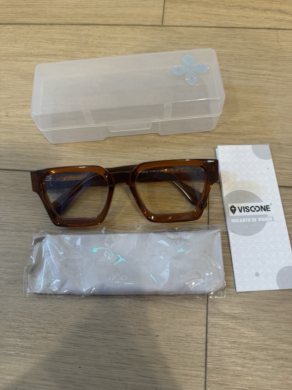 Viscone River 019BLB D7 Eyeglasses Eye Glasses Frames 54-19-145